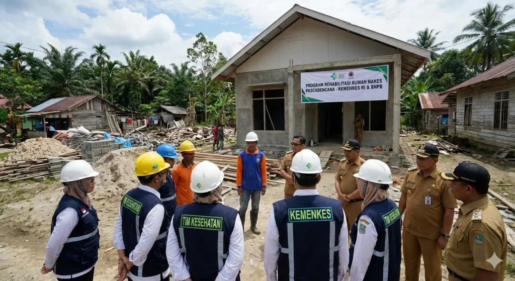 Rehabilitasi Rumah Nakes Perkuat Ketahanan Sistem Kesehatan Pascabencana Sumatra